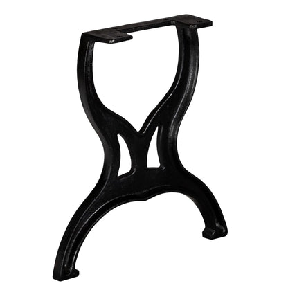 Bankpoten 2 st X-frame gietijzer