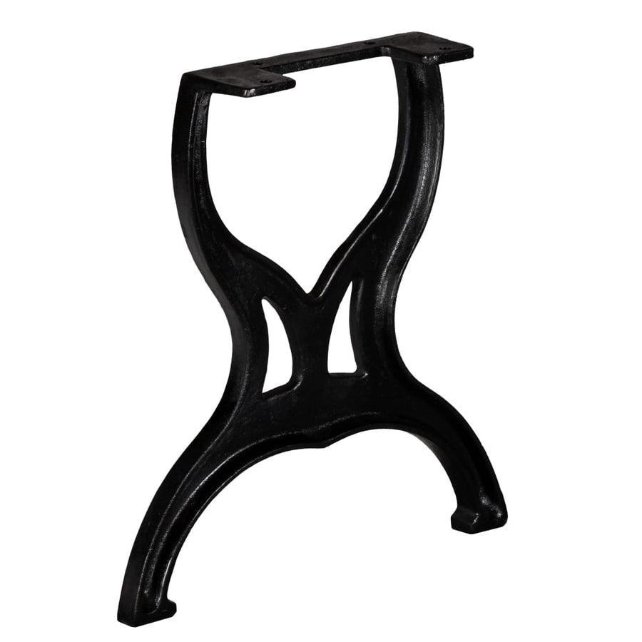 Bankpoten 2 st X-frame gietijzer