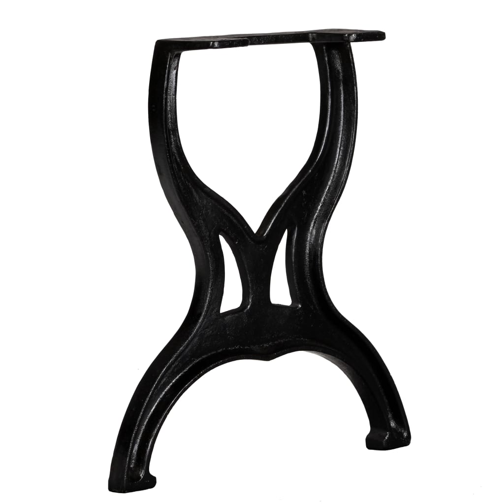 Bankpoten 2 st X-frame gietijzer