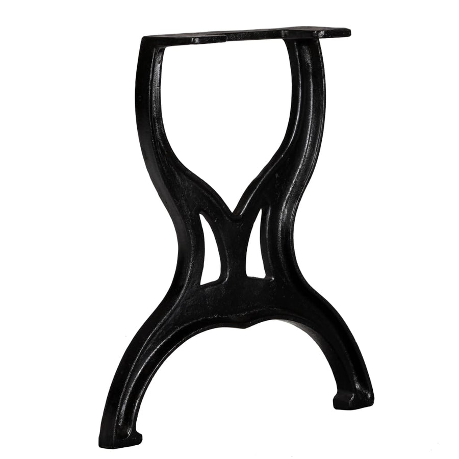 Bankpoten 2 st X-frame gietijzer