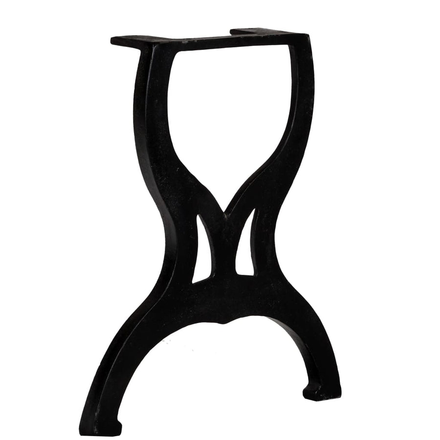 Bankpoten 2 st X-frame gietijzer