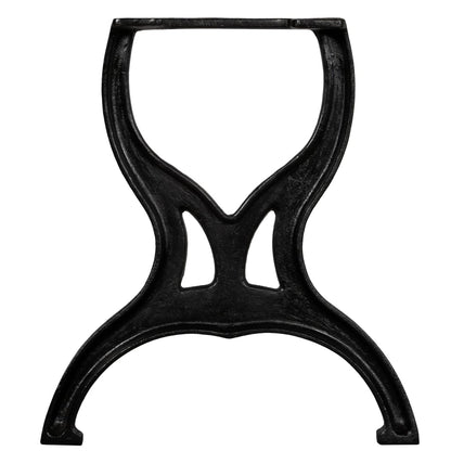 Bankpoten 2 st X-frame gietijzer