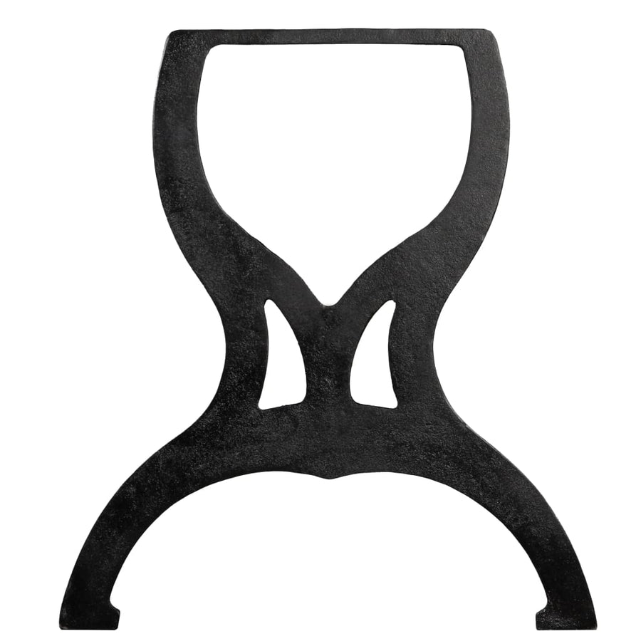 Bankpoten 2 st X-frame gietijzer