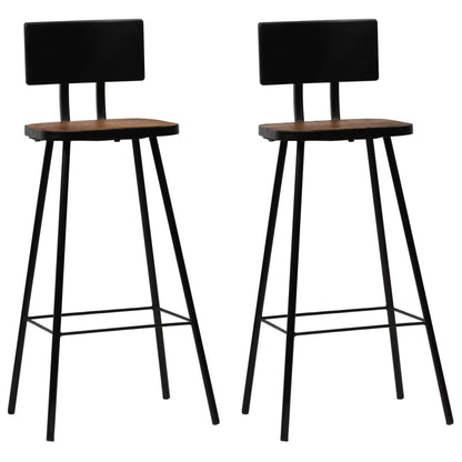 Barkrukken Massief Gerecycled Hout 2
