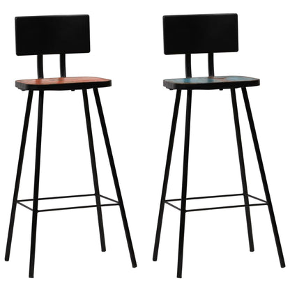 Barkrukken Massief Gerecycled Hout 2