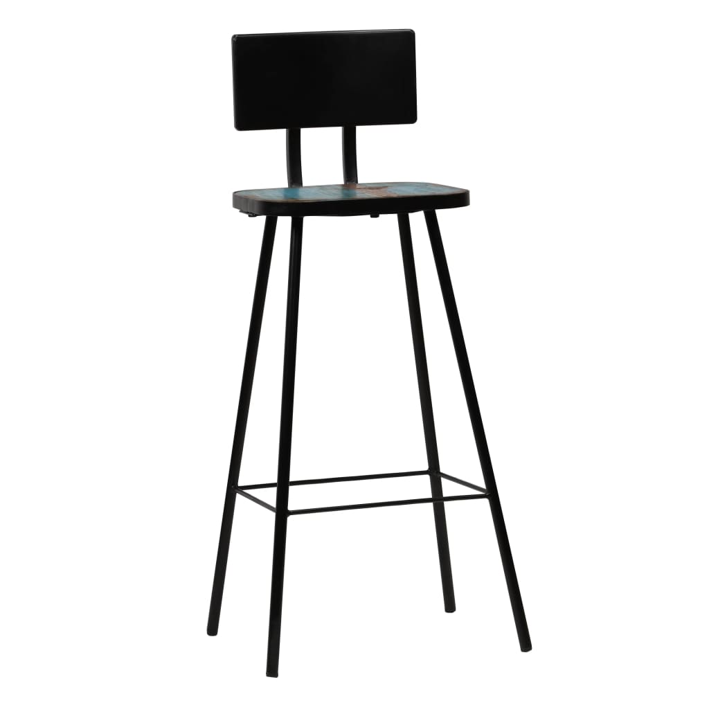 Barkrukken Massief Gerecycled Hout 2