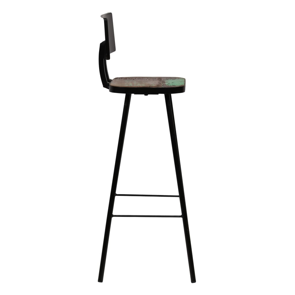 Barkrukken Massief Gerecycled Hout 4