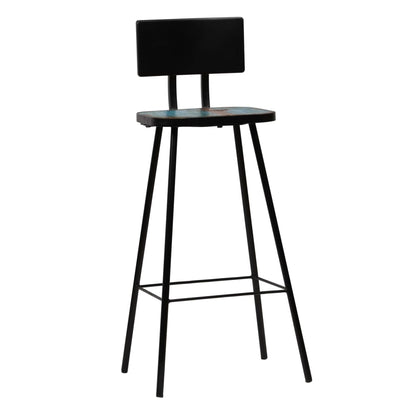 Barkrukken Massief Gerecycled Hout 4