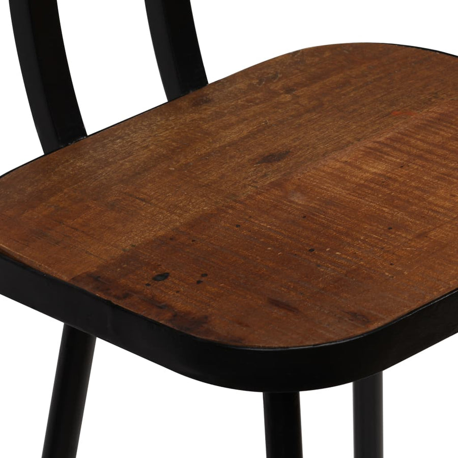 -Delige Barset Massief Gerecycled Hout 3