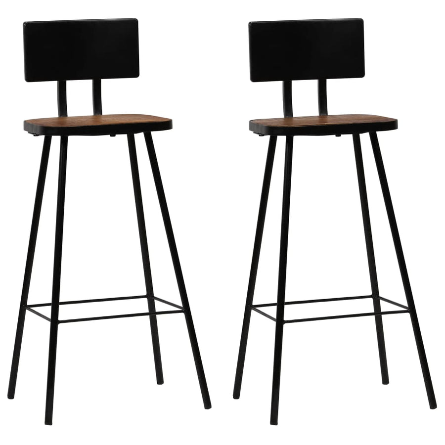 -Delige Barset Massief Gerecycled Hout 3