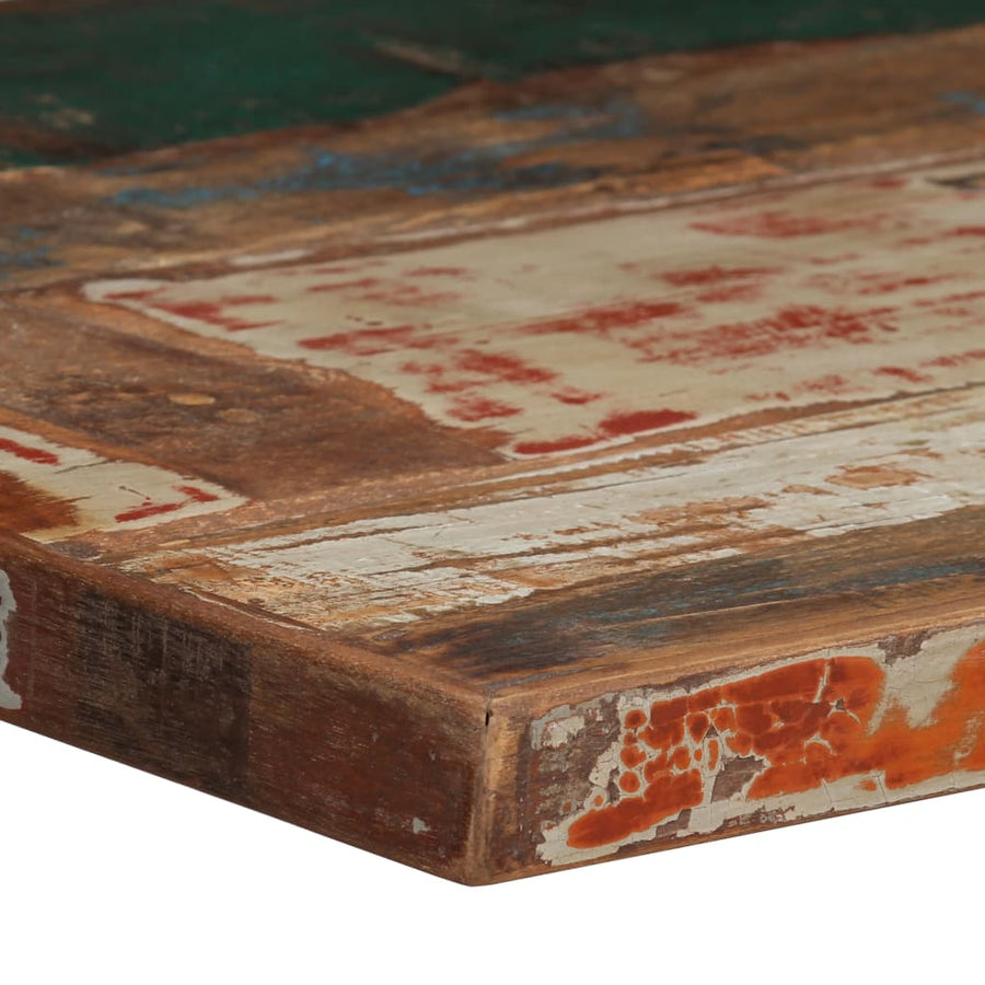 -Delige Barset Massief Gerecycled Hout Meerkleurig 3