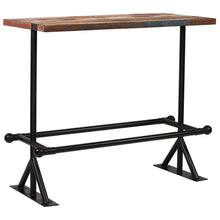 -Delige Barset Massief Gerecycled Hout Meerkleurig 5