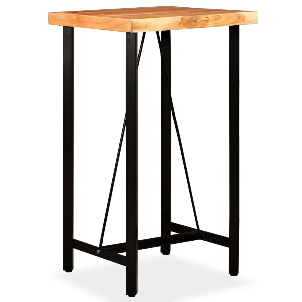 Bartafel Massief Acaciahout 60 x 60 x 107 cm