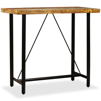 Bartafel Massief Gerecycled Hout 120 x 60 x 107 cm