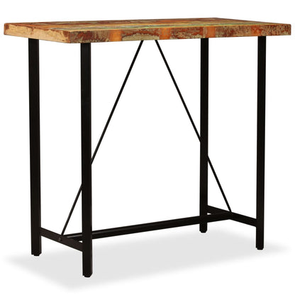 Bartafel Massief Gerecycled Hout 120 x 60 x 107 cm