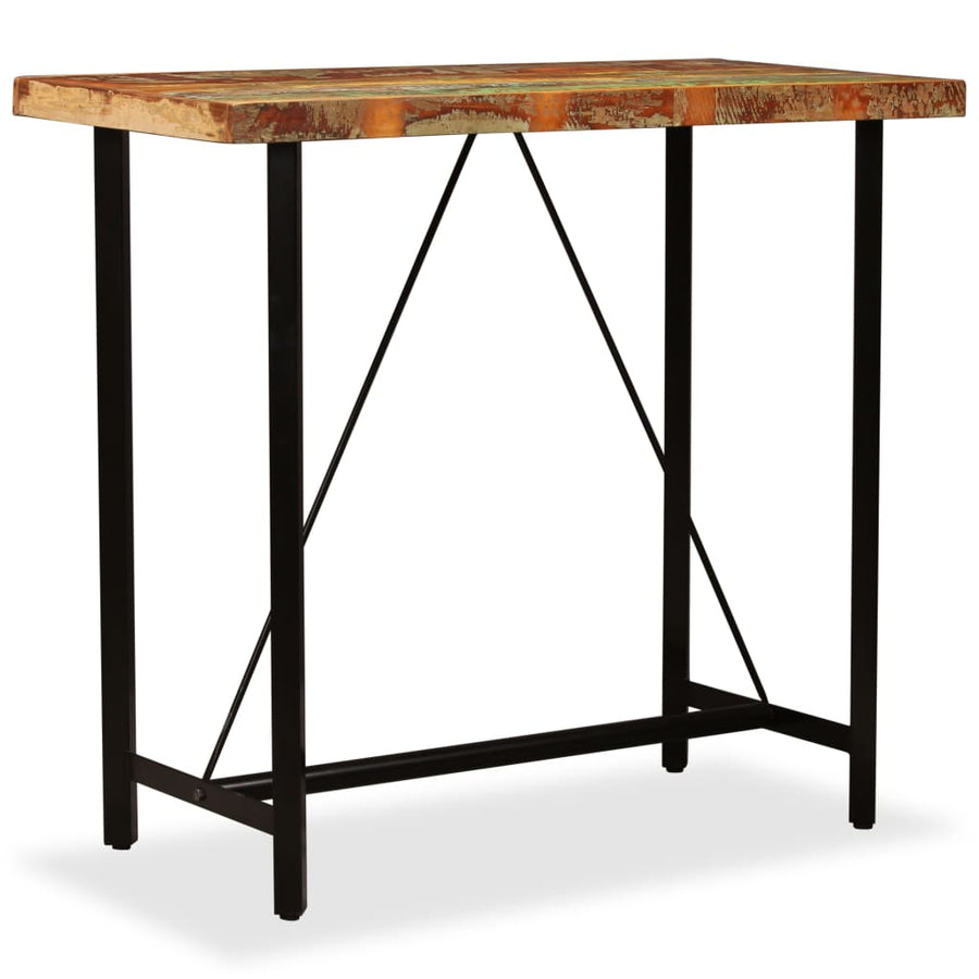 Bartafel Massief Gerecycled Hout 120 x 60 x 107 cm