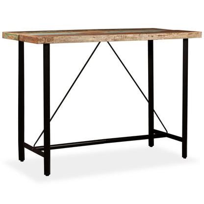 Bartafel Massief Gerecycled Hout 150 x 70 x 107 cm