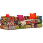 Poef modulair patchwork 200x70x58 cm