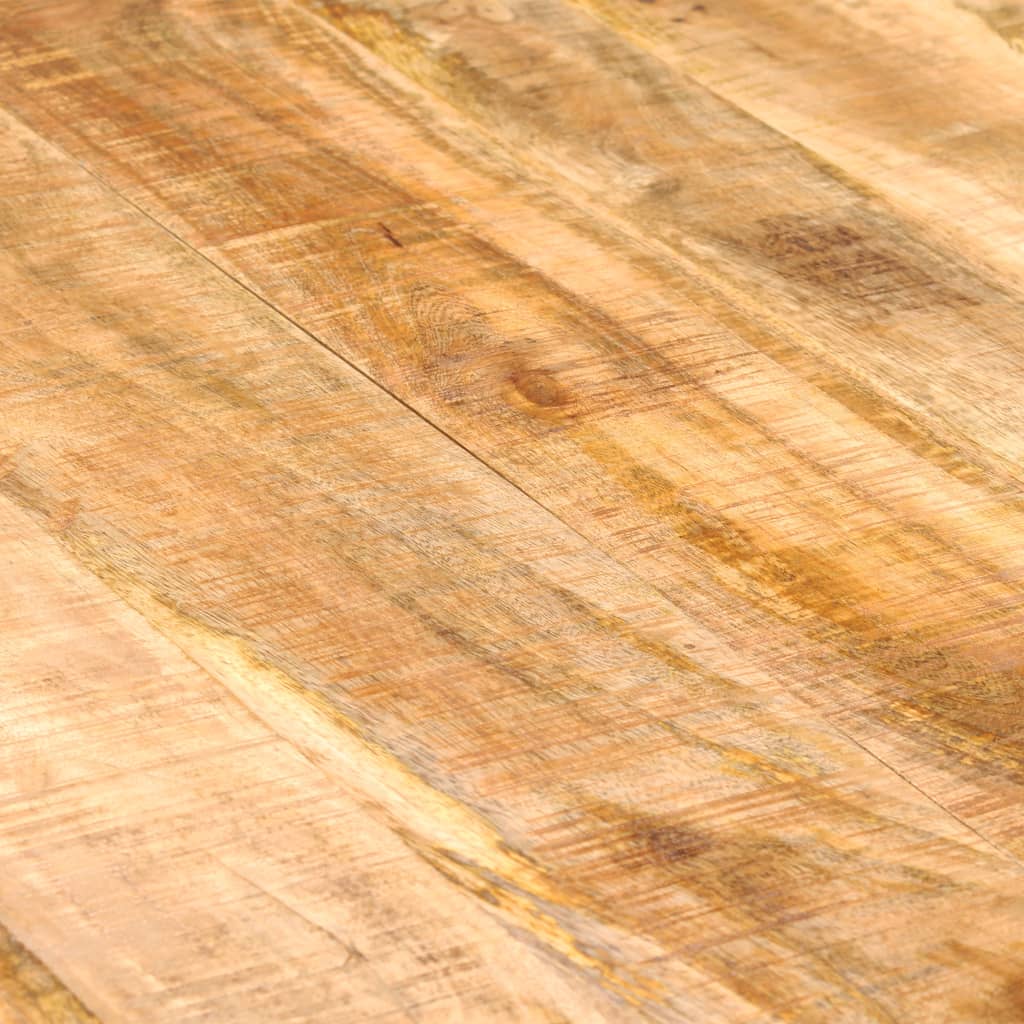 Eettafel 180 cm massief mangohout en staal