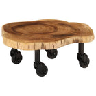 Coffee table 60x55x25 cm solid acacia wood
