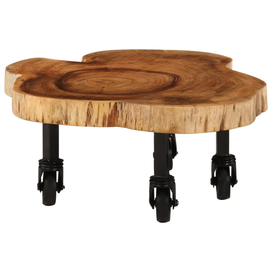 Salontafel 60X55X25 Cm Massief Acaciahout