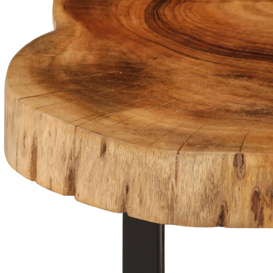 Salontafel 60X55X25 Cm Massief Acaciahout