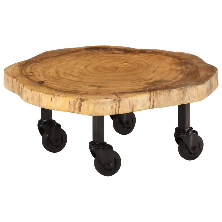 Salontafel 60X55X25 Cm Massief Acaciahout