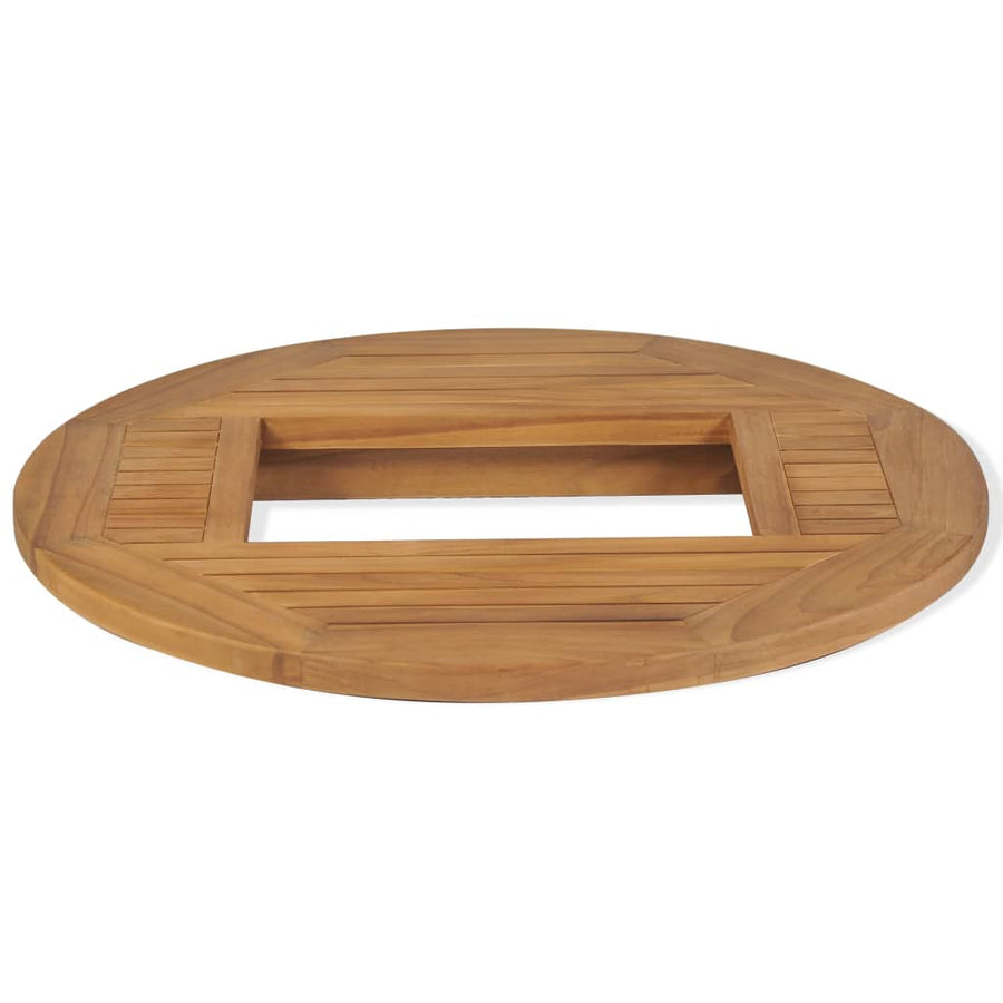Tafelblad Voor Bierkrat 70 Cm Teakhout