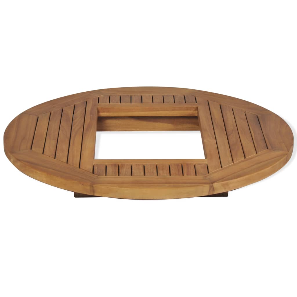 Tafelblad Voor Bierkrat 70 Cm Teakhout