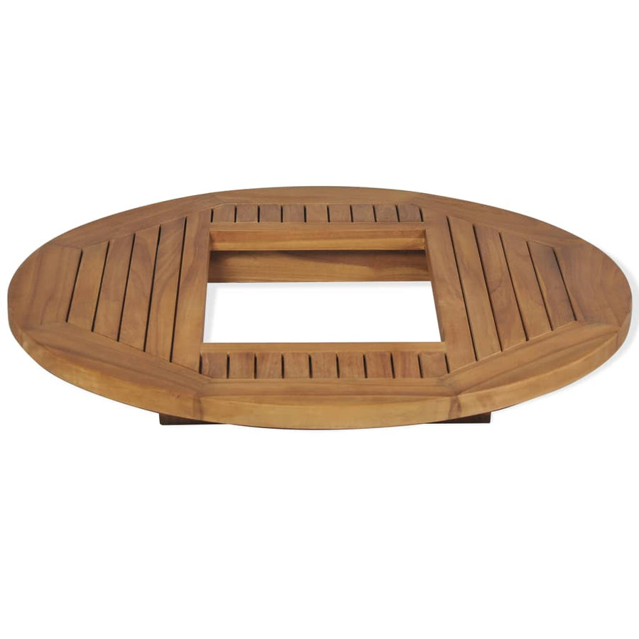 Tafelblad Voor Bierkrat 70 Cm Teakhout