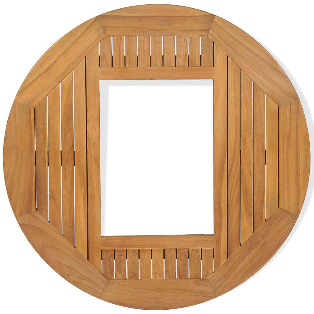 Tafelblad Voor Bierkrat 70 Cm Teakhout