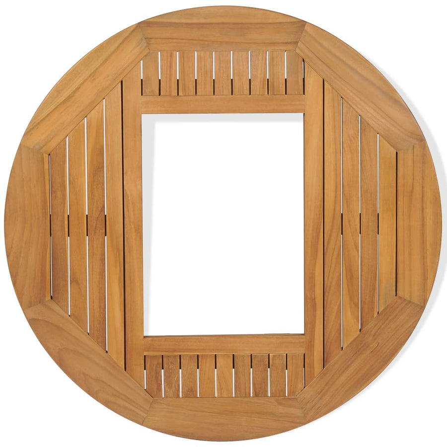 Tafelblad Voor Bierkrat 70 Cm Teakhout