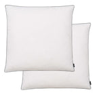 Pillows 2 pcs feather filling 80x80 cm white
