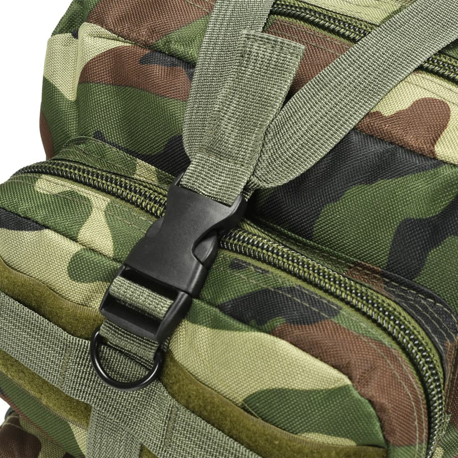 Rugzak legerstijl 50 L camouflage Camouflage
