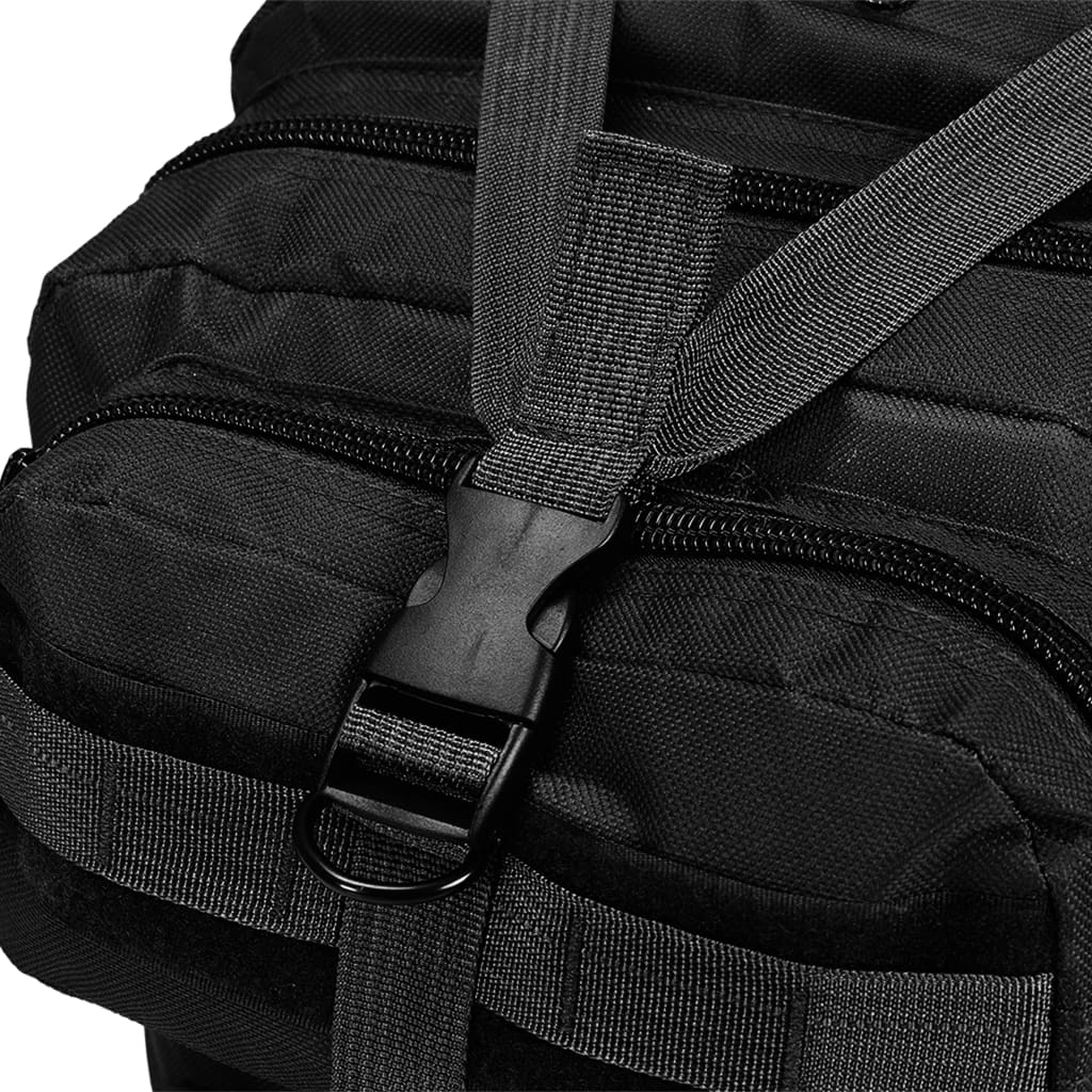 Rugzak Legerstijl 50 L Zwart