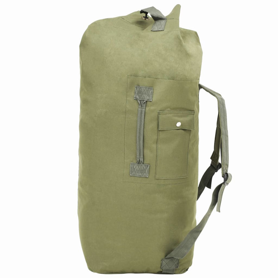 Sporttas Legerstijl 85 L Olijfgroen