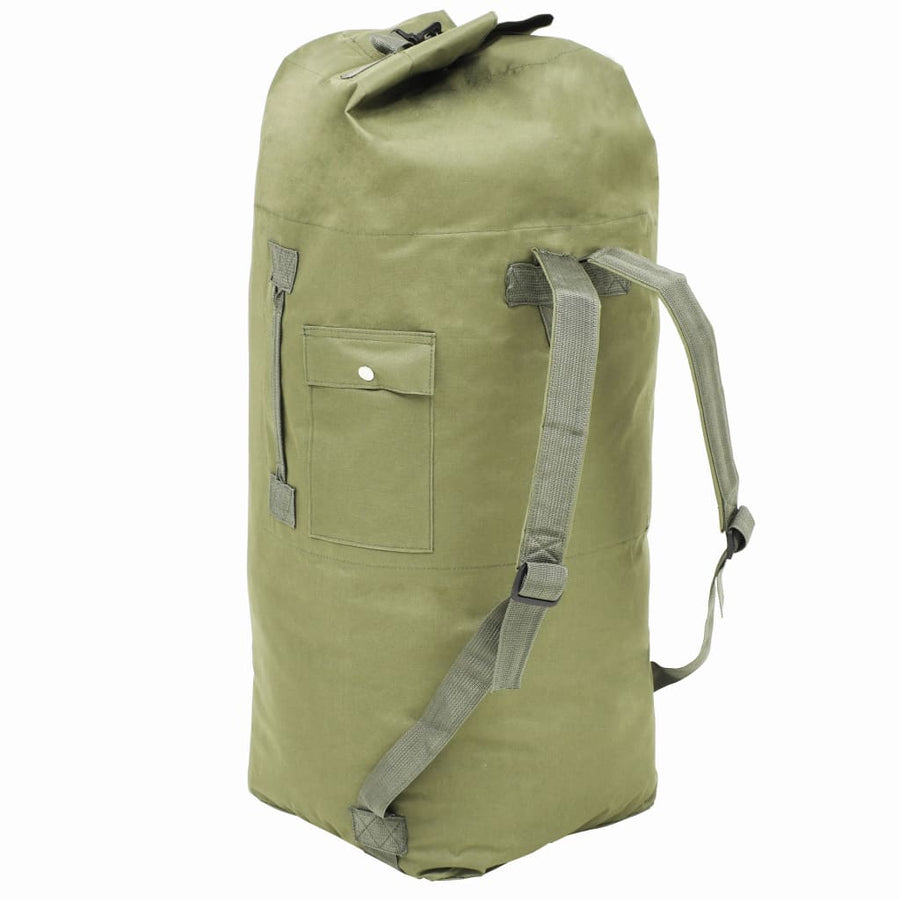 Sporttas Legerstijl 85 L Olijfgroen