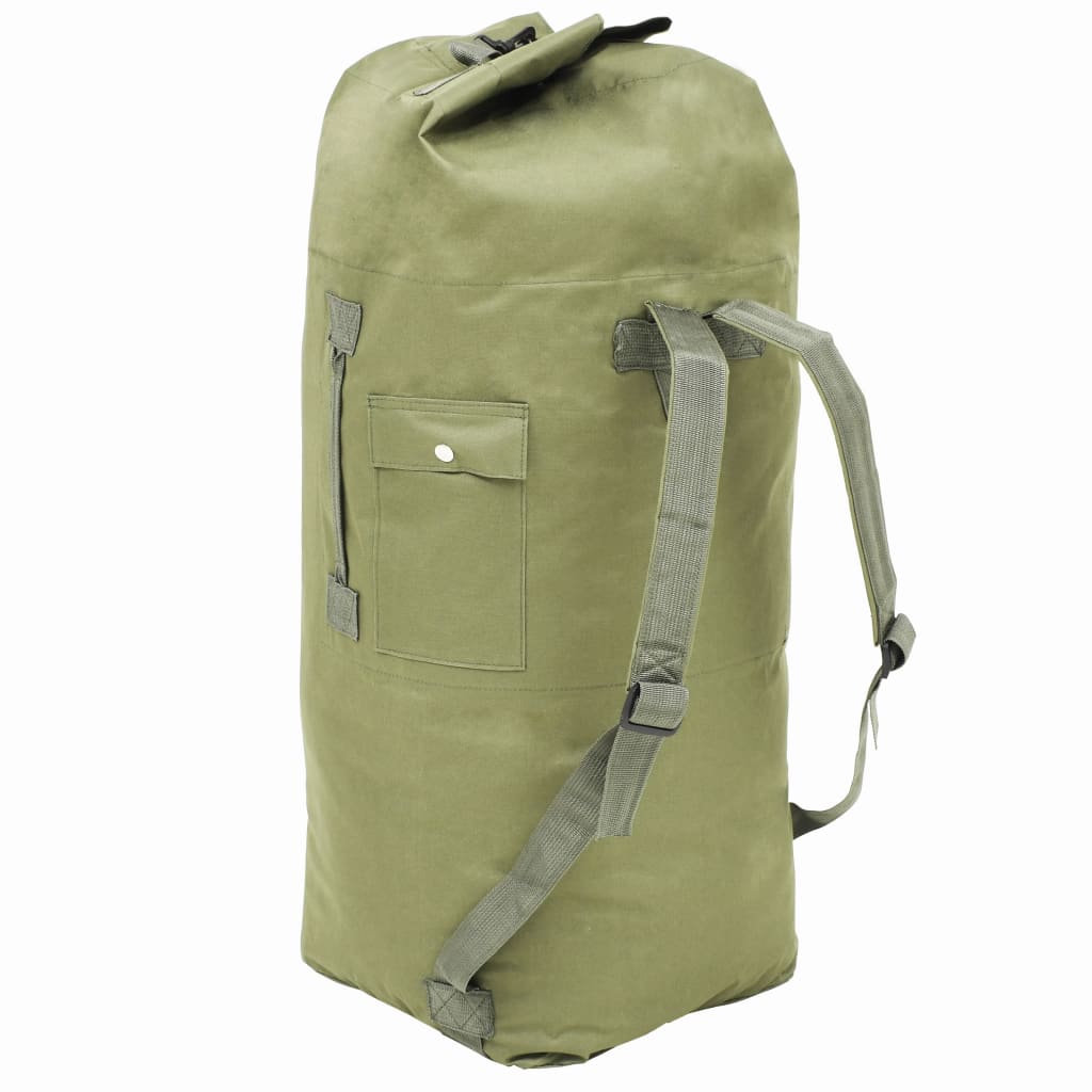 Sporttas Legerstijl 85 L Olijfgroen