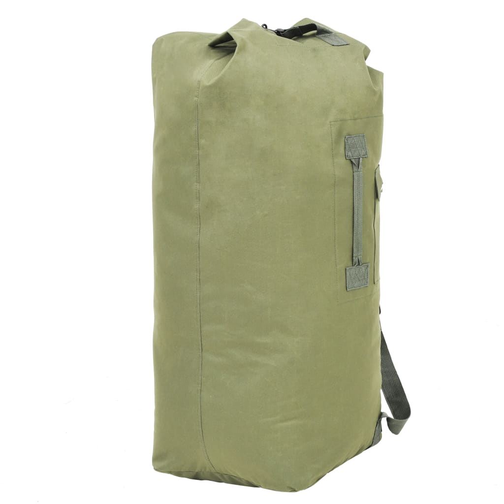 Sporttas Legerstijl 85 L Olijfgroen