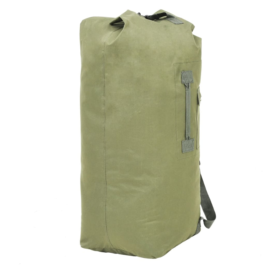 Sporttas Legerstijl 85 L Olijfgroen