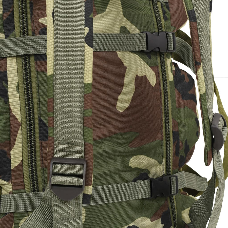 Plunjezak 3-in-1 legerstijl 90 L camouflage Camouflage