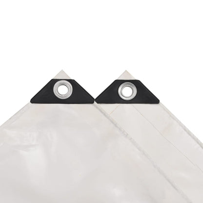 Dekzeil 650 g/m² 4x4 m wit 4 x 4 m