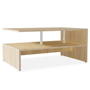 Salontafel 90x59x42 cm spaanplaat eikenkleurig