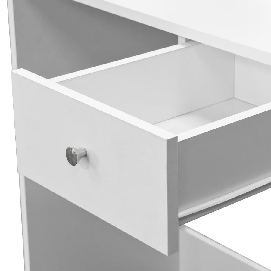 Kaptafel 75X40X4 Cm Spaanplaat Wit