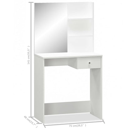 Kaptafel 75X40X4 Cm Spaanplaat Wit