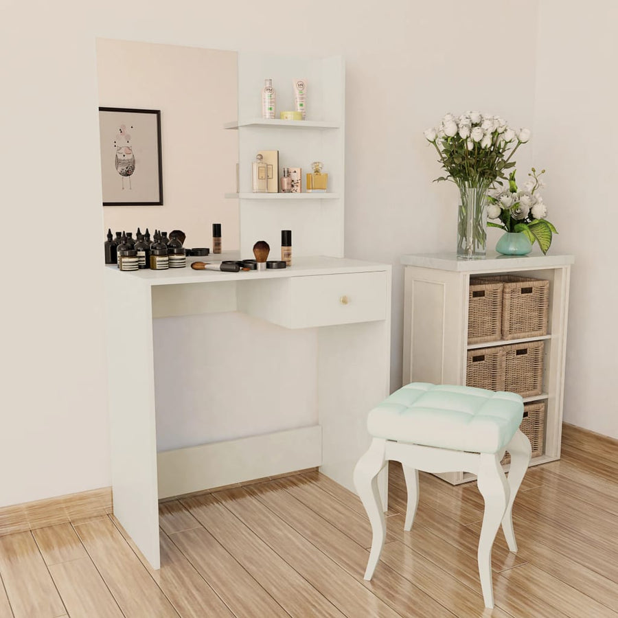 Kaptafel 75X40X4 Cm Spaanplaat Wit