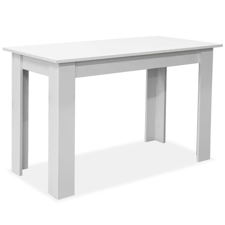 Eettafel En Banken St Spaanplaat Wit