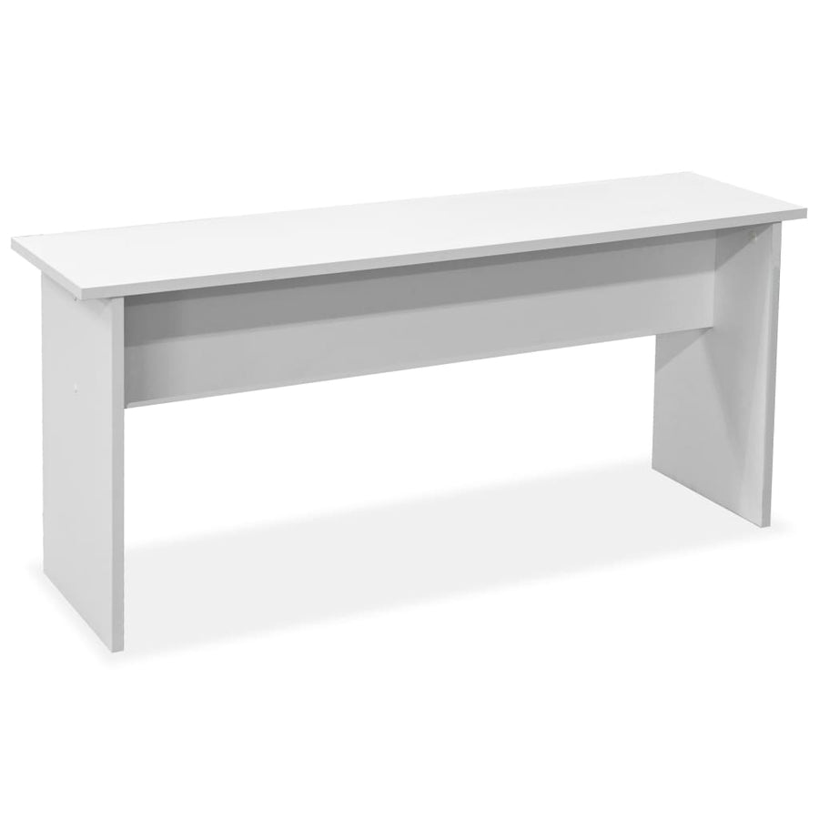 Eettafel En Banken St Spaanplaat Wit