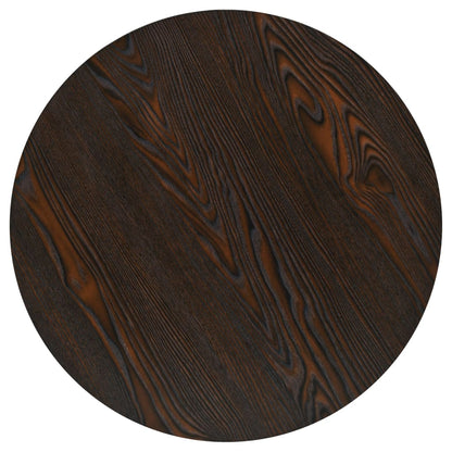 Bistrotafel Rond 60X75 Cm Mdf En Staal Kleur Ø 60 x 75 cm Donker essen