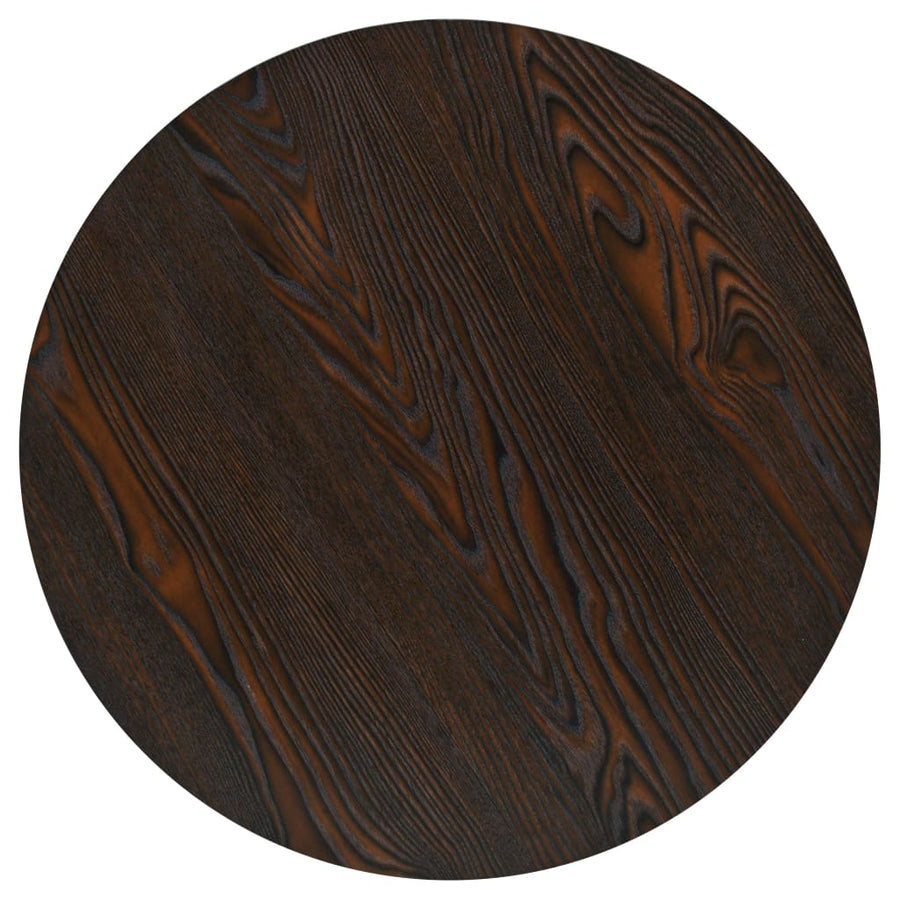 Bistrotafel Rond 60X75 Cm Mdf En Staal Kleur Ø 60 x 75 cm Donker essen